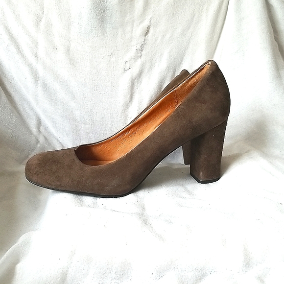 Ladies Clark's Indigo high heeled shoes - Picture 4 of 5